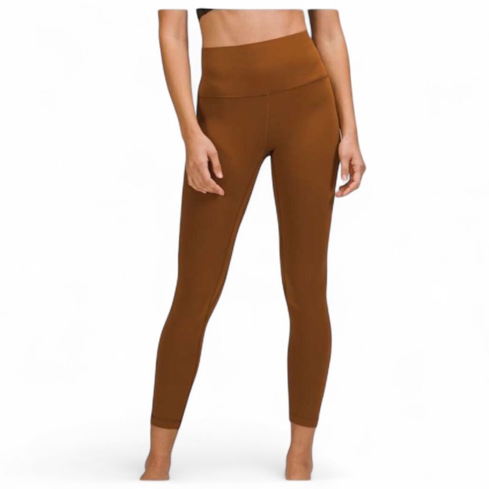 LULULEMON Align High Rise Leggings Women’s Size 0 Copper Brown Buttery Soft Yoga